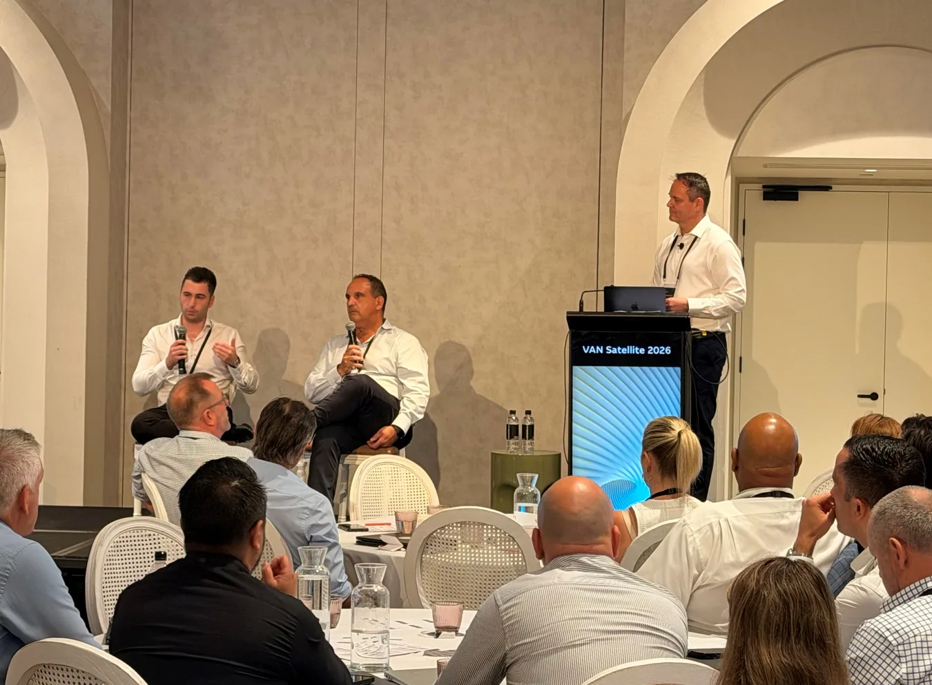 Allan presenting at the Macquarie VAN Satellite 2026 conference